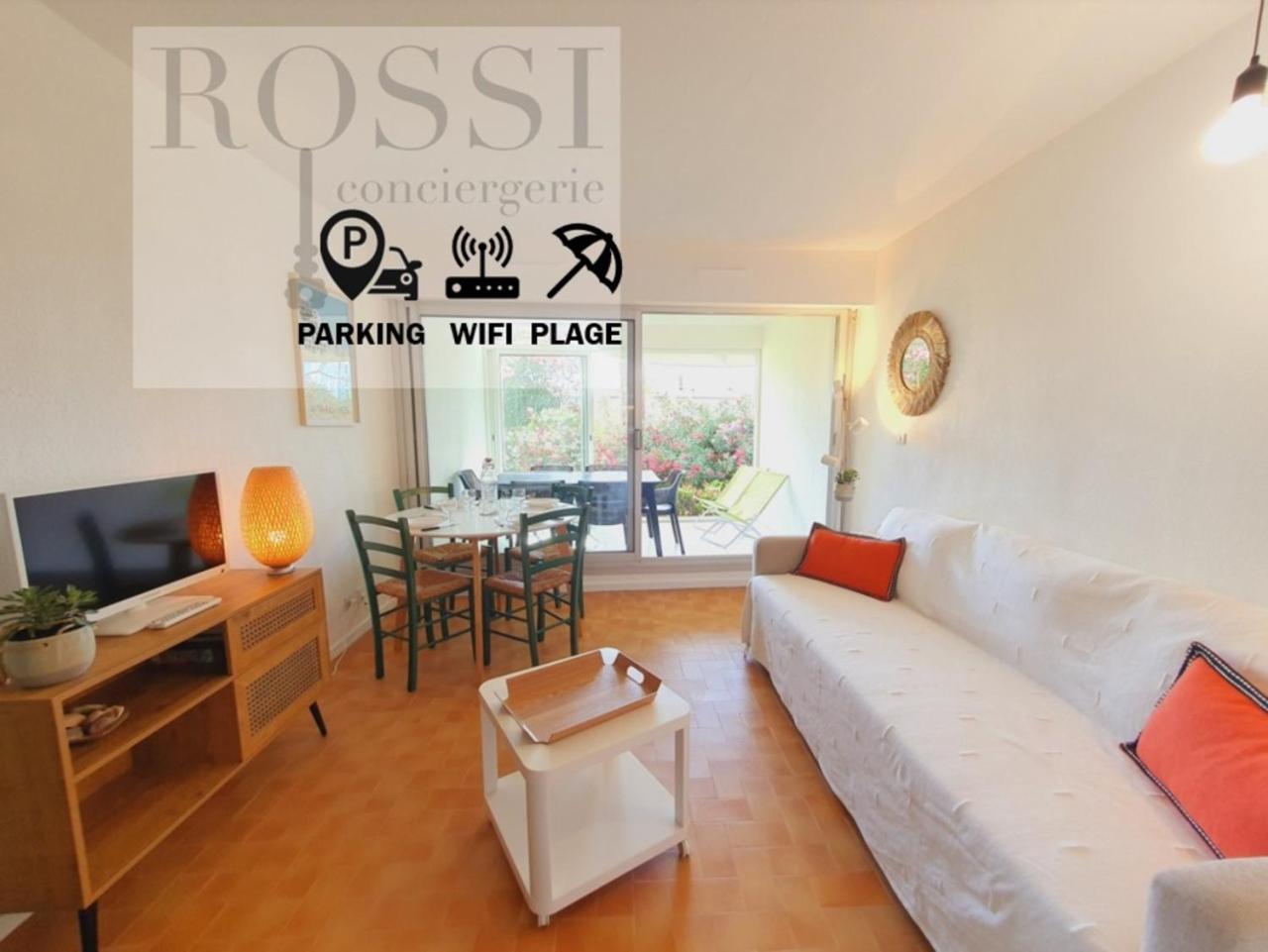 T2 Traversant Familial Cap Sud Parking Plages - Rossiconciergerie - Linge En Option La Grande Motte Luaran gambar